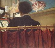 Shinn Everett The Orchestra Pit,Old Proctor's Fifth Avenue Theatre oil painting reproduction